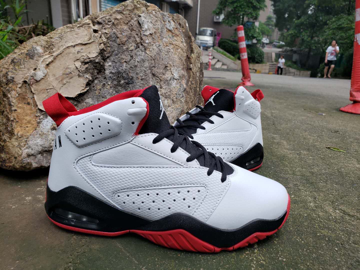 Air Jordan Lift Off AJ6 White Black Red Shoes